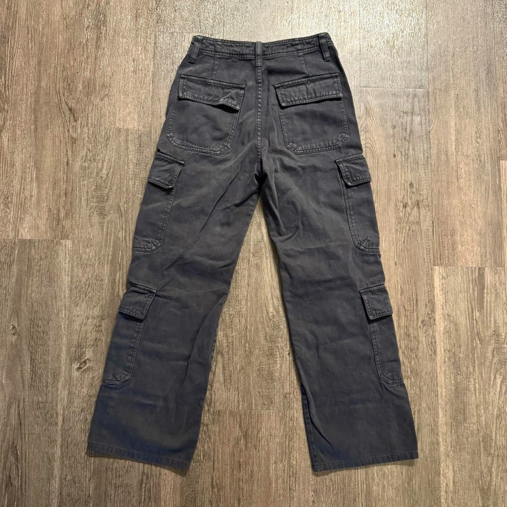 Zara Grey Cargo Pants - Picture 2 of 4